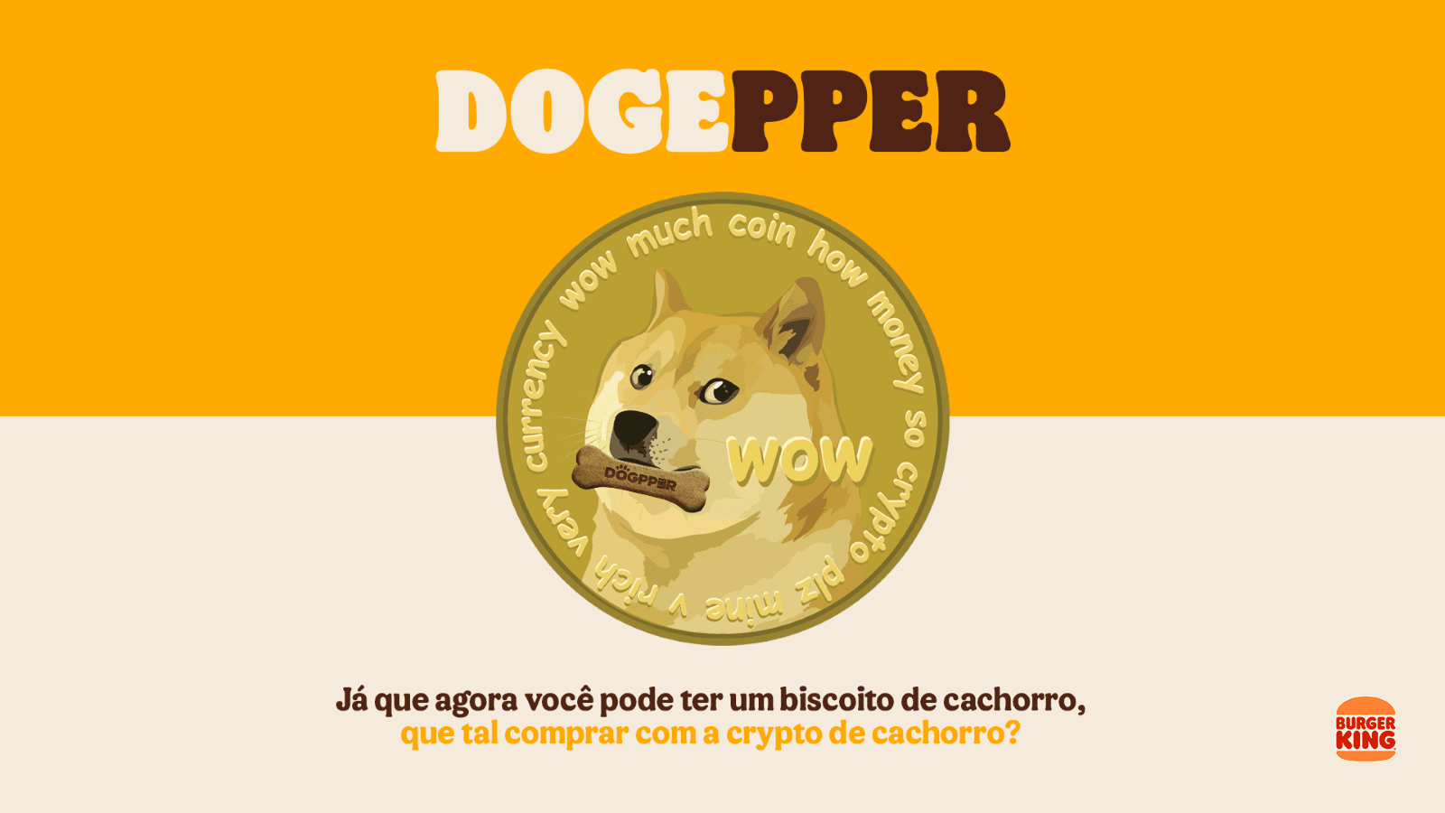 BK: Dogpper, para cachorros, será vendido com Dogecoin