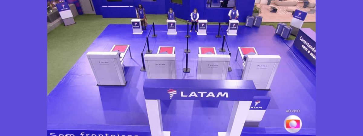 LATAM se aproxima dos brasileiros e é a primeira companhia aérea a realizar uma Prova do Líder no BBB