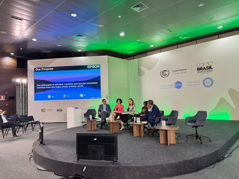 Inovação e Sustentabilidade: Vice-Presidente da Epson Debate Ação Climática na COP30