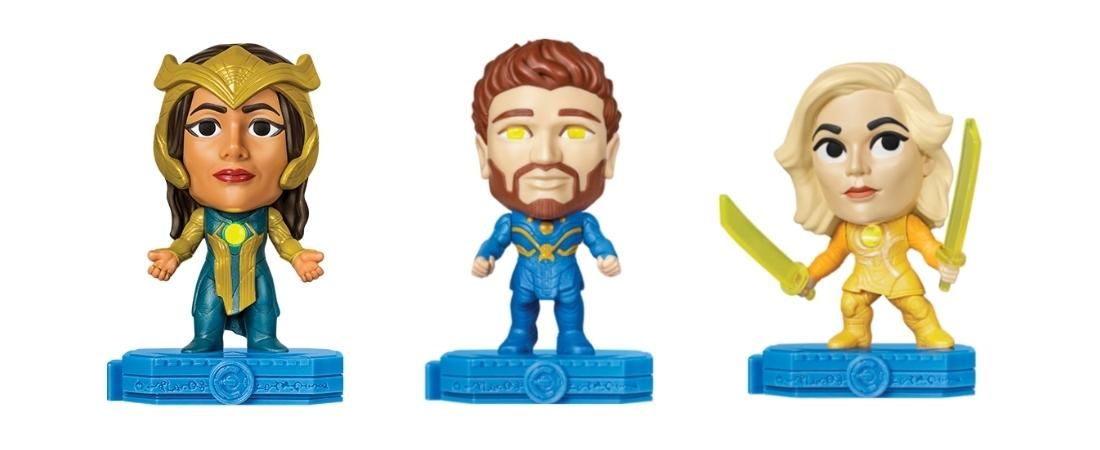 Personagens de “Eternos” chegam ao McLanche Feliz