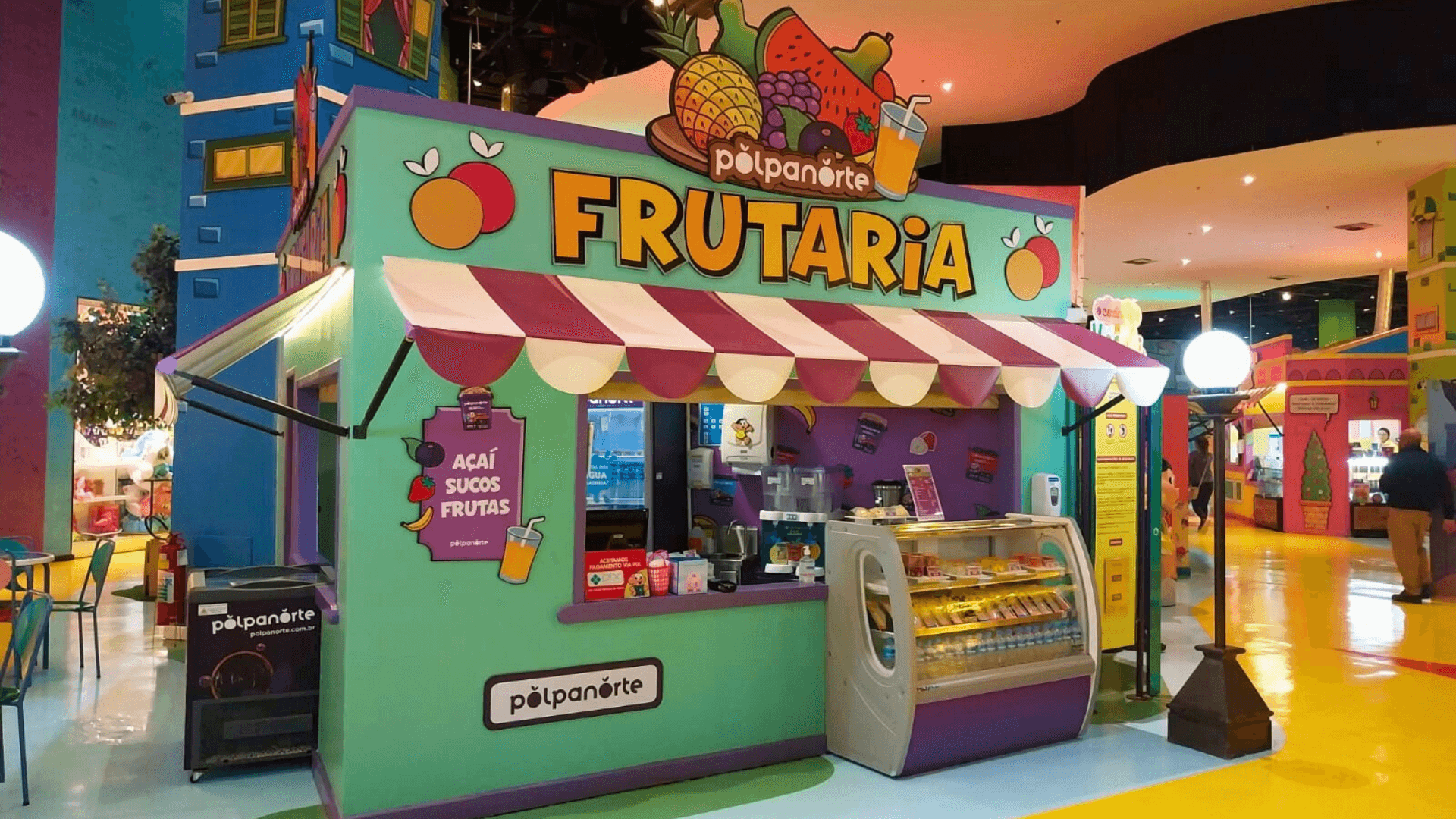 Parque da Mônica inaugura Frutaria Polpanorte com linha de açaí da Turminha