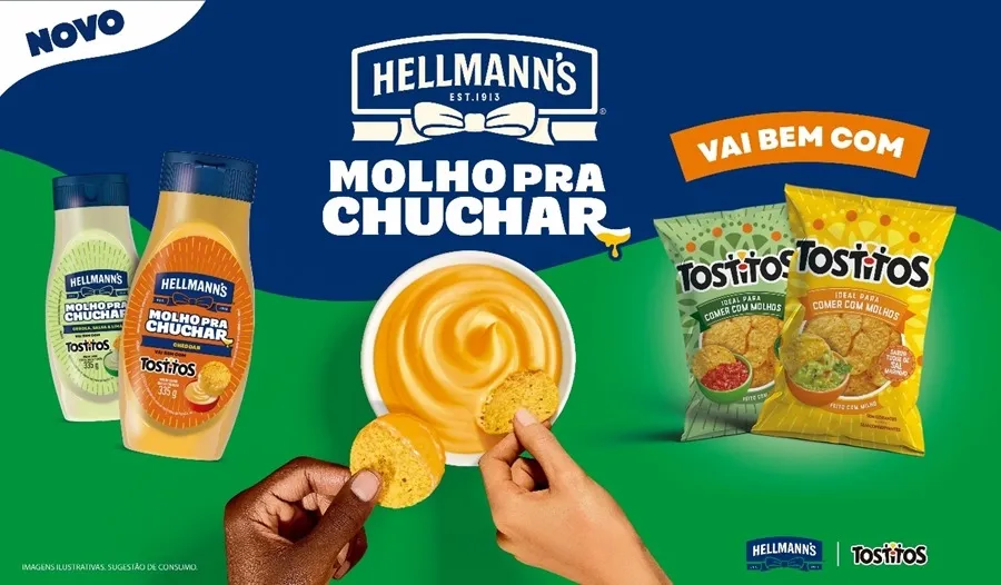 Hellmann’s e Tostitos lançam linha de Molhos para Chuchar