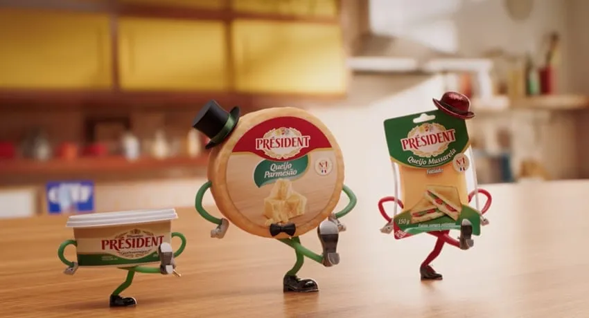 Président convida público a cozinhar em campanha inspirada nos musicais franceses criada pela Talent