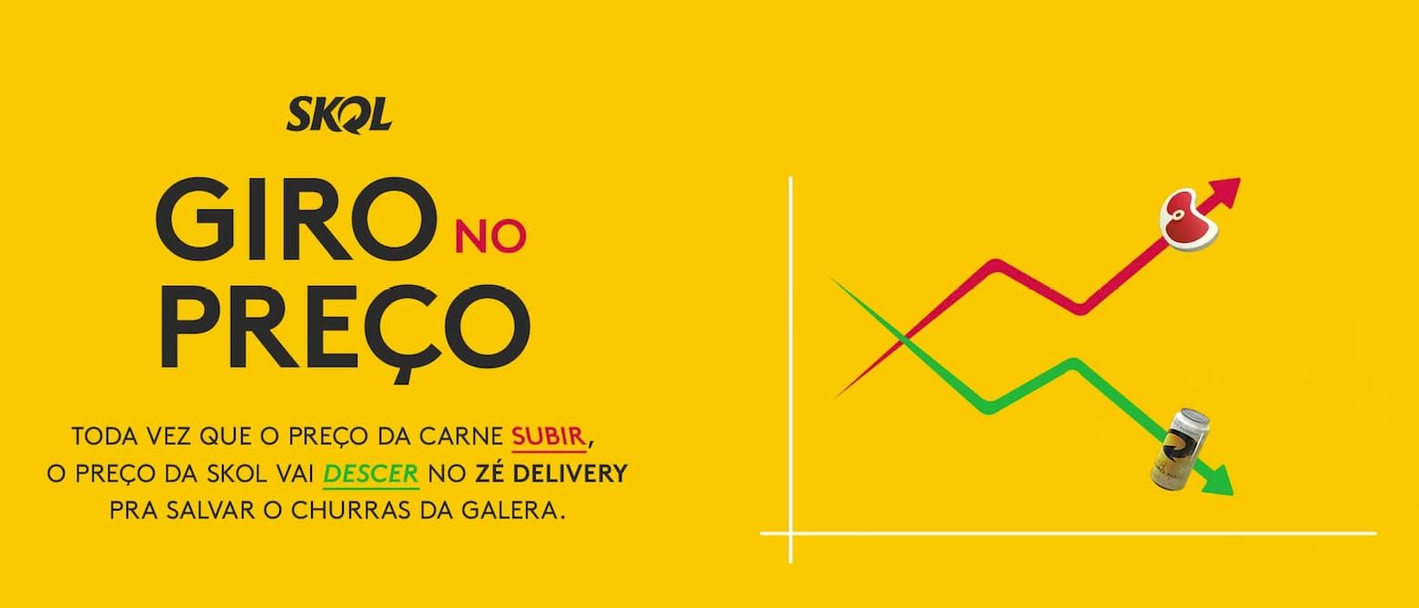 SKOL lança campanha para salvar o churrasco da galera no Zé Delivery