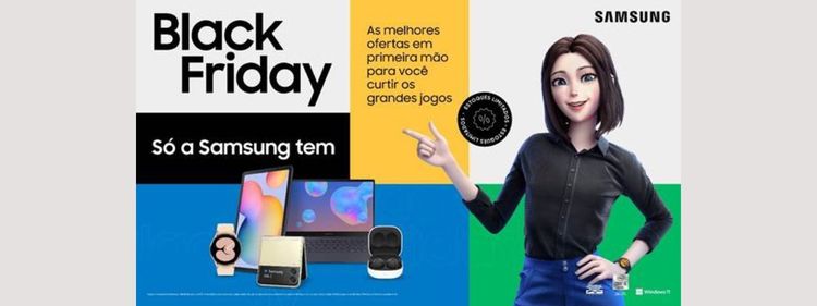 Samsung lança site especial para a Black Friday