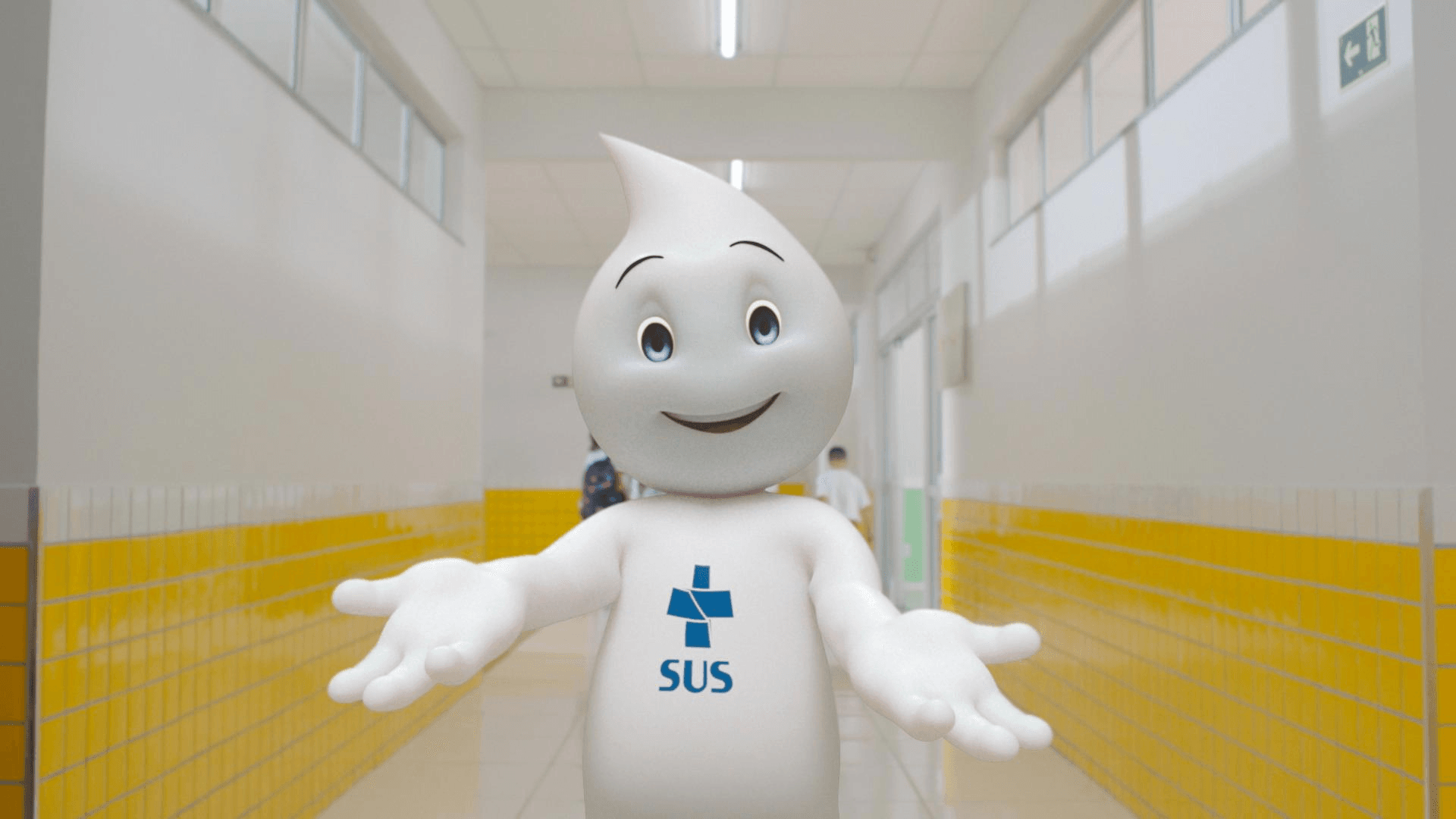 Campanha reforça a importância da vacinação com a presença de Zé Gotinha nas escolas 