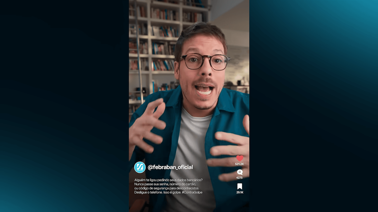 Febrabran traz Porchat ensinando a não cair em golpes bancários