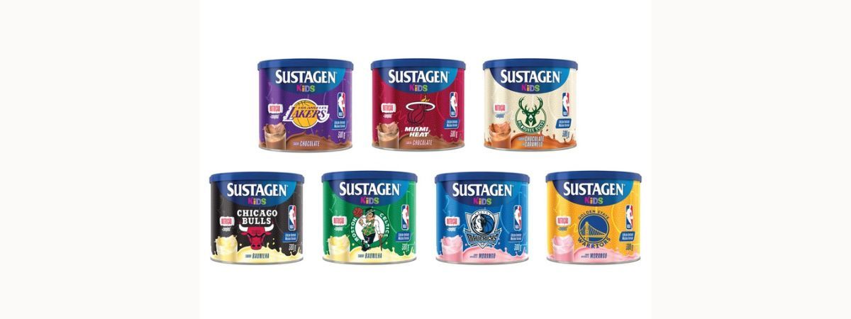 Sustagen Kids apresenta nova campanha e embalagens temáticas da NBA