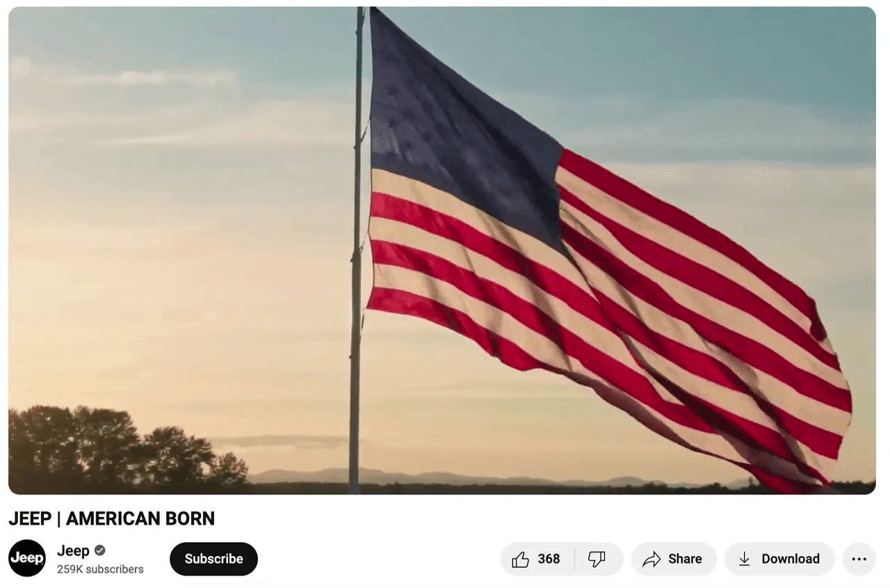 Stellantis tira comerciais do ar por uso indevido de “feito nos EUA”