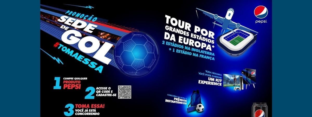 PEPSI quer levar o consumidor em tour por grandes estádios da Europa