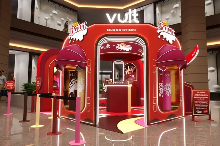 Vult e Baton transformam Shopping Center Norte em bomboniere imersiva para ativar nova collab