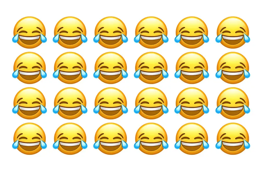 ‘Lágrimas de alegria’ é mais uma vez o emoji mais usado
