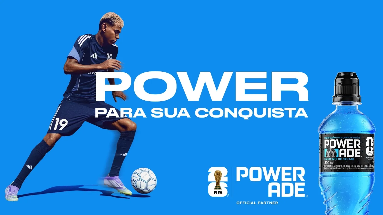 Powerade escala Rodrygo e Lamine Yamal em campanha global para a Copa do Mundo 2026