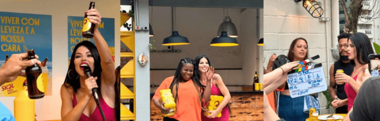 Skol transforma campanha em mininovela no app Kwai
