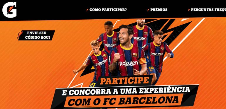 Gatorade ajuda torcedores de futebol a ter experiência com o FC Barcelona