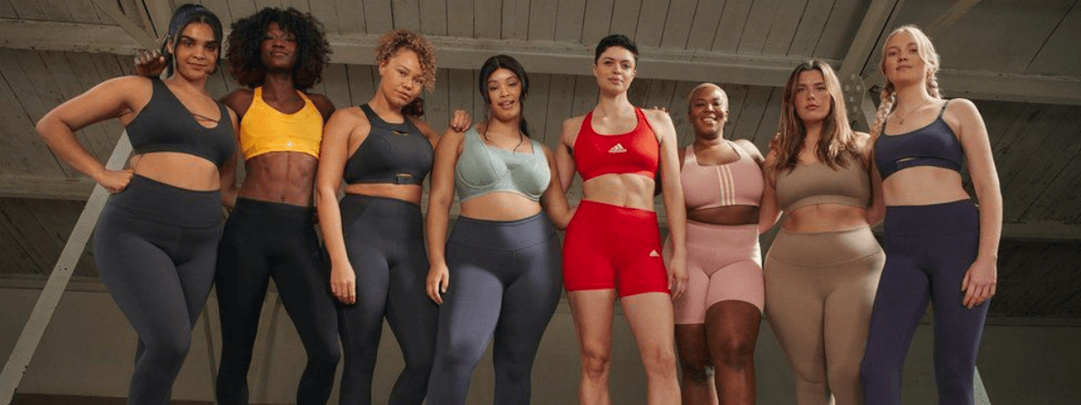 Propaganda de sutiã da Adidas é proibida por conter seios nus