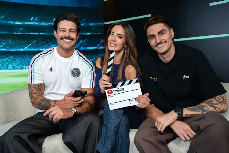 Paloma Tocci, Rodrigo Mussi e Nathan KPJ estreiam o programa esportivo "Melhor de 3" no YouTube