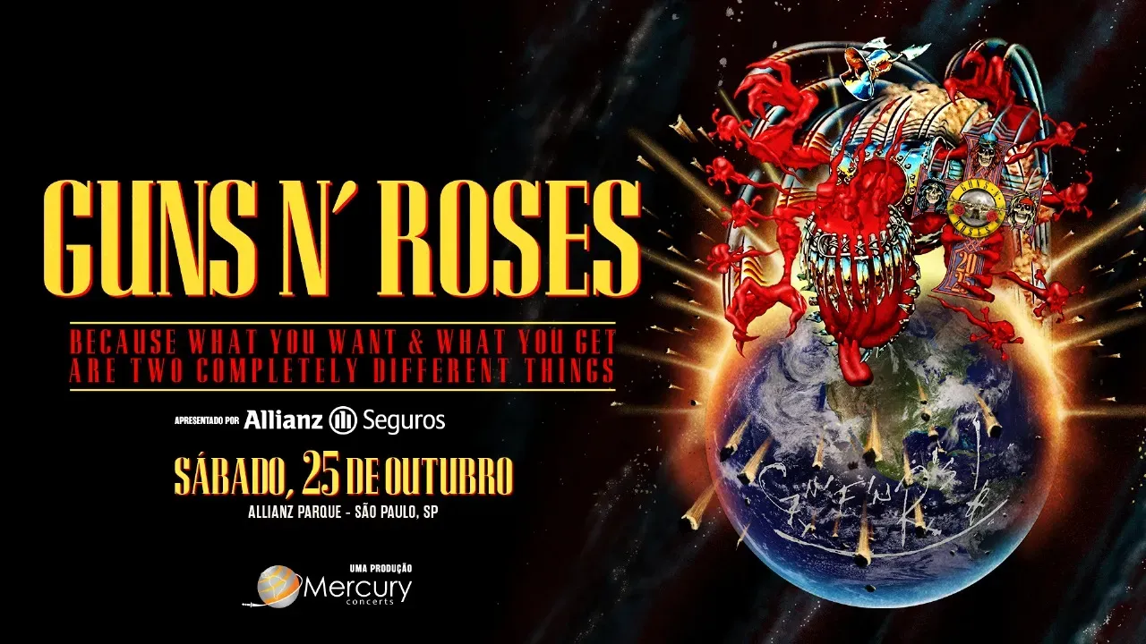 Allianz Seguros patrocina show do Guns N’ Roses no Allianz Parque e aposta em conexão emocional com o público