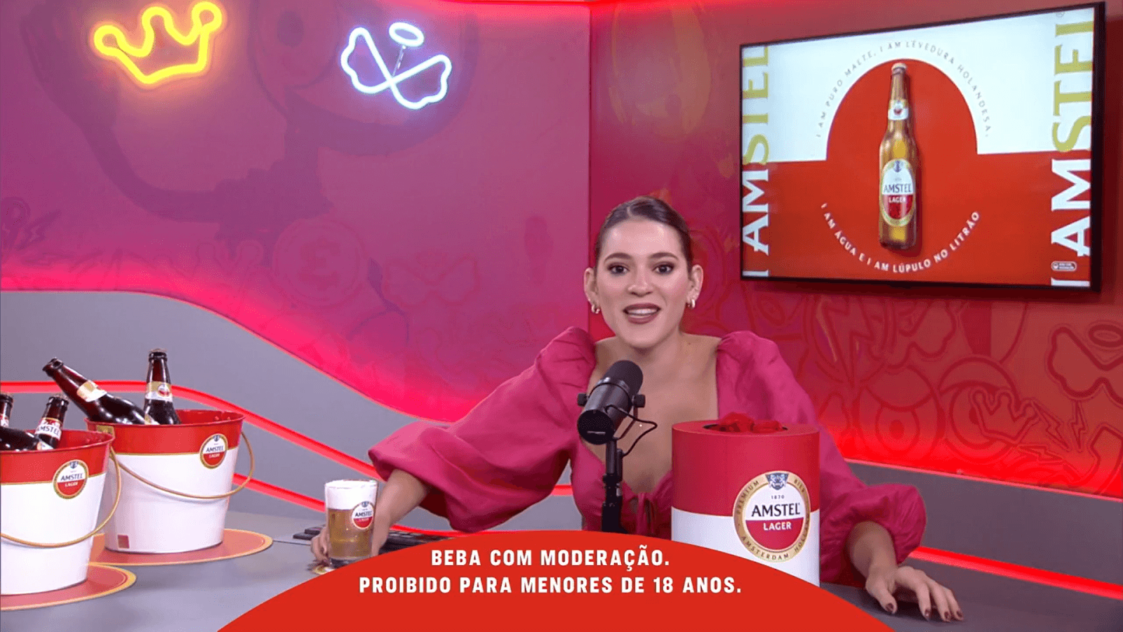 Amstel estreia quadro inédito ‘I AM SINCERINHO’ no MesaCast BBB 