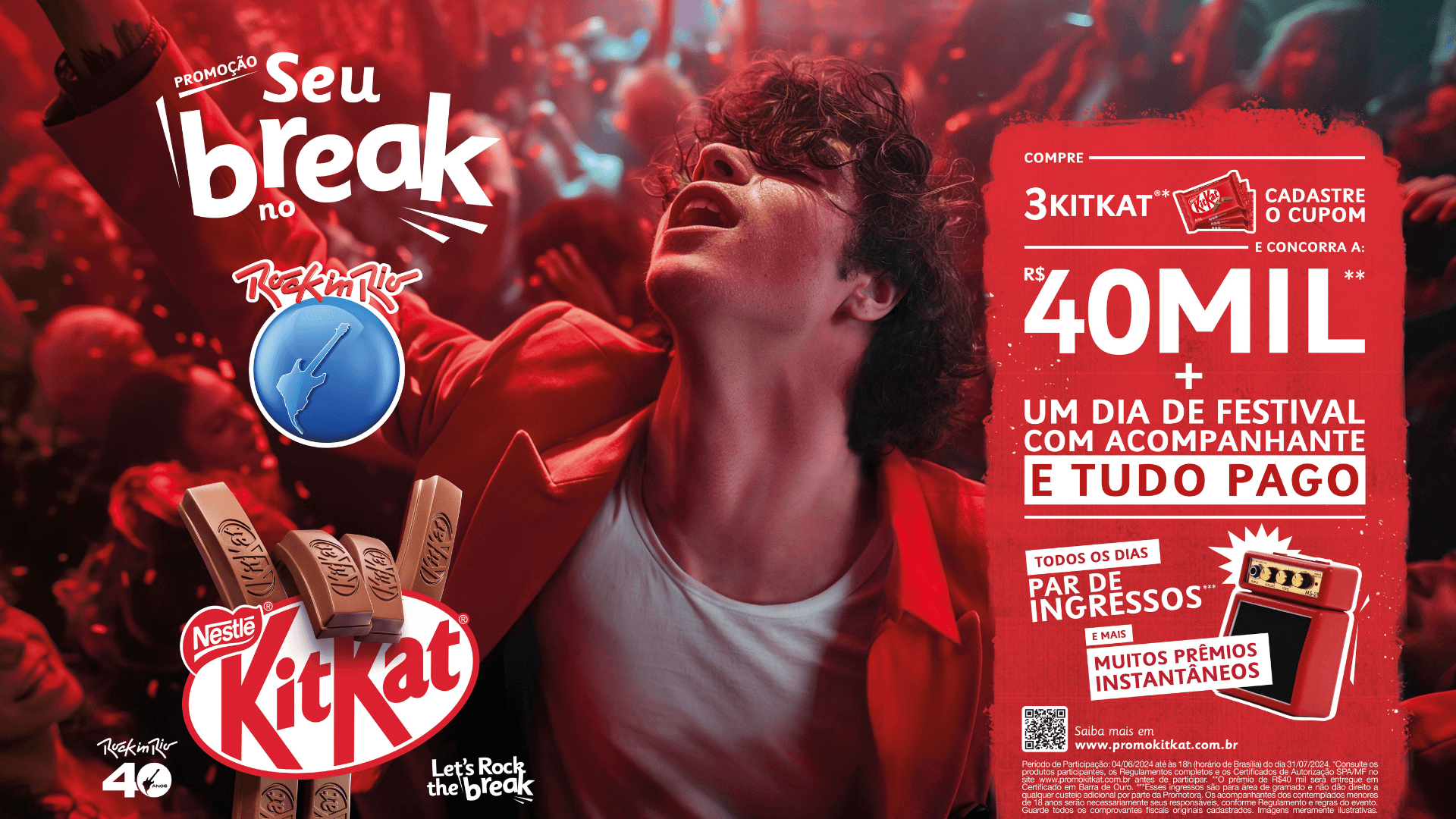 KitKat marca presença no Rock in Rio 2024 com promoção exclusiva 