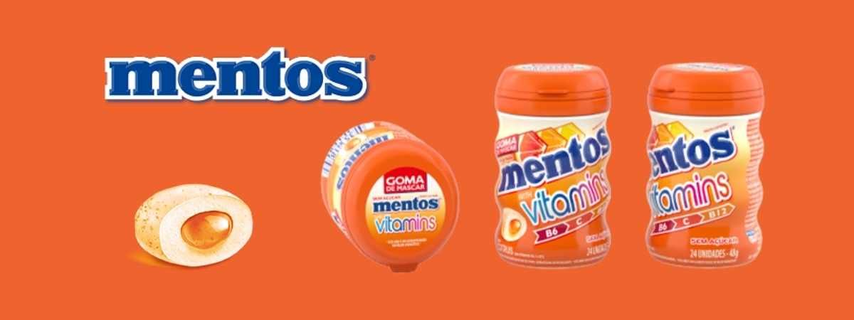 Mentos lança a primeira goma de mascar enriquecida com vitaminas