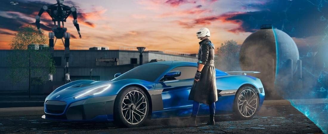 Parceria levará Rimac Nevera ao PUBG: NEW STATE