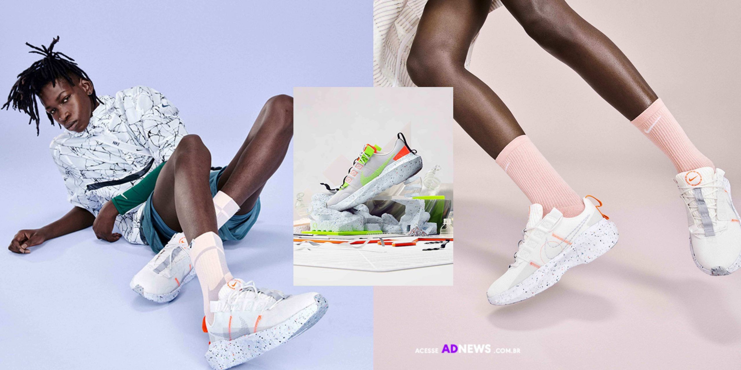 Nike traz nova linha sustentável feita a partir de material reciclado