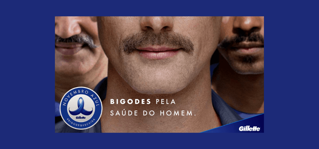 Gillette anuncia grande apoio à campanha Novembro Azul
