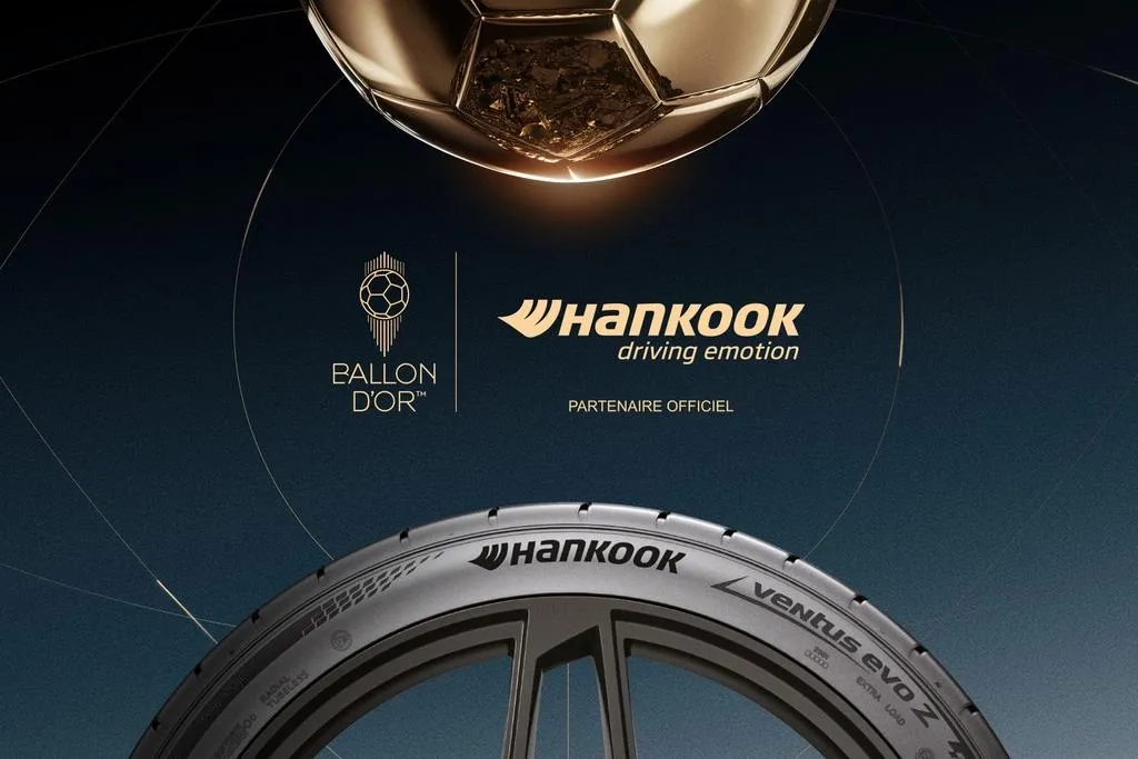 Hankook renova patrocínio da Ballon d’Or pelo terceiro ano consecutivo