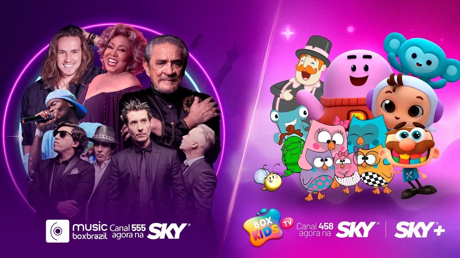 SKY amplia oferta de conteúdo nacional com novos canais do Grupo Box Brazil