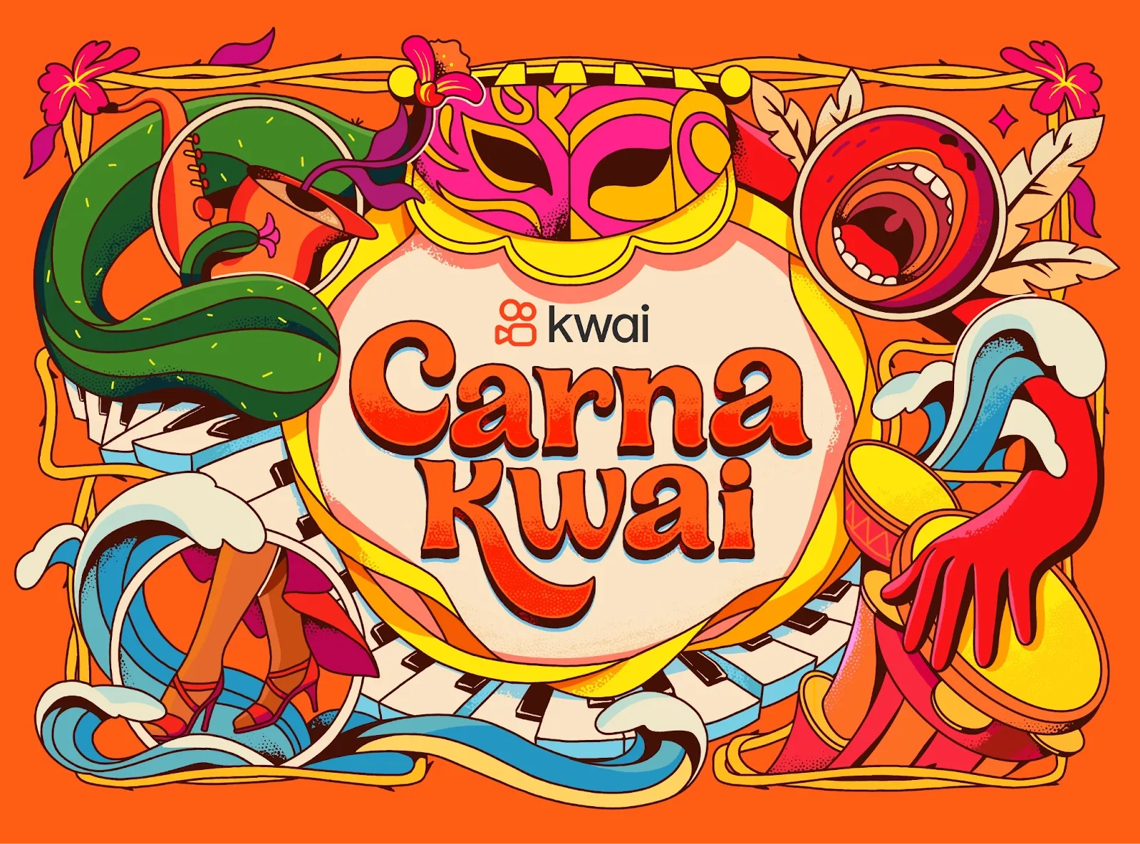 Kwai lança CarnaKwai 2026 e aposta em cobertura plural do Carnaval brasileir