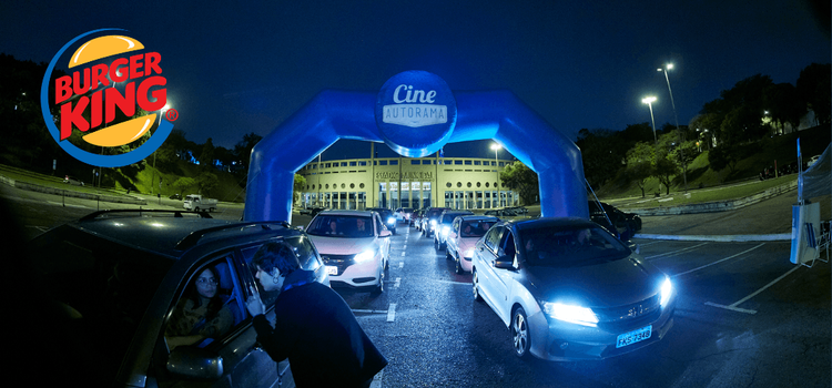 Burger King se torna patrocinador do cinema drive-in Cine Autorama