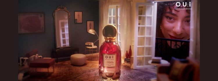 Yara Charry estrela nova campanha de O.U.i Paris para lançar a fragrância Scapin 245 Intense