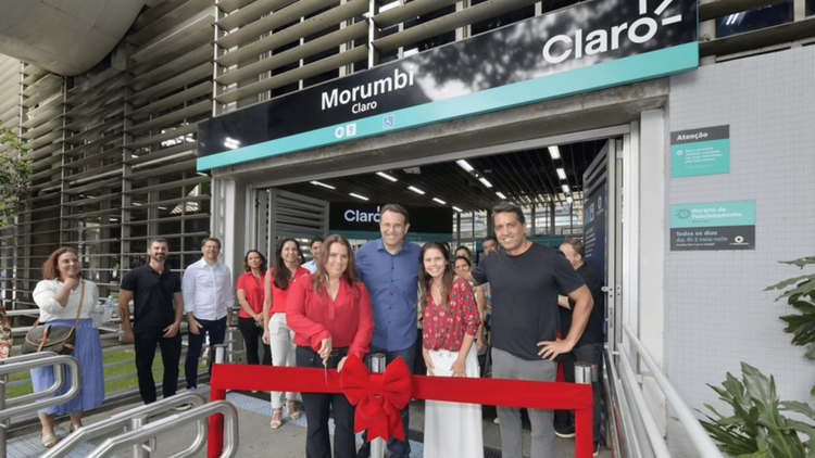 Claro assume naming rights da estação Morumbi e implementa ações de sustentabilidade  