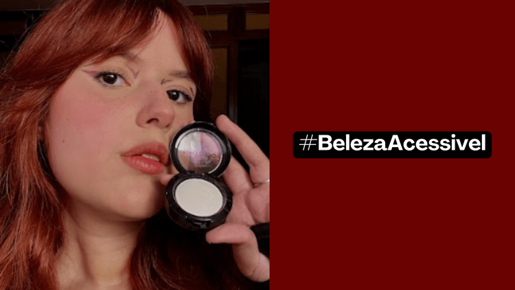 Influenciadora Marina Melo lança campanha por mais acessibilidade na maquiagem 