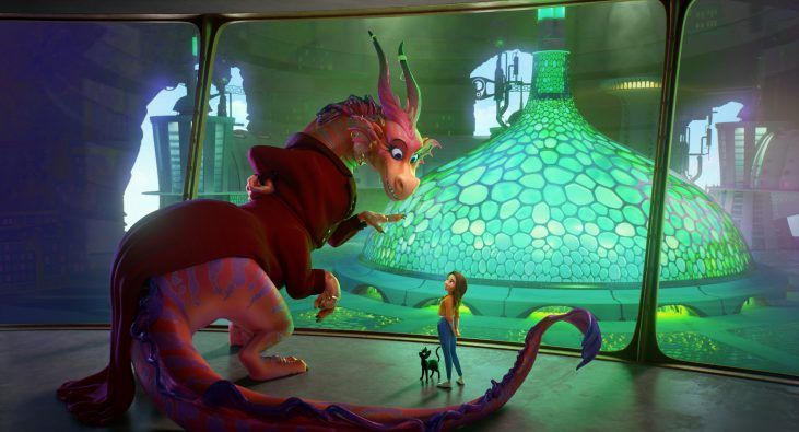 The-Dragon-voiced-by-Jane-Fonda-Bob-voiced-by-Simon-Pegg-Sam-Greenfield-voiced-by-Eva-Noblezada-in-Luck_Courtesy-of-Apple-731x395.jpg