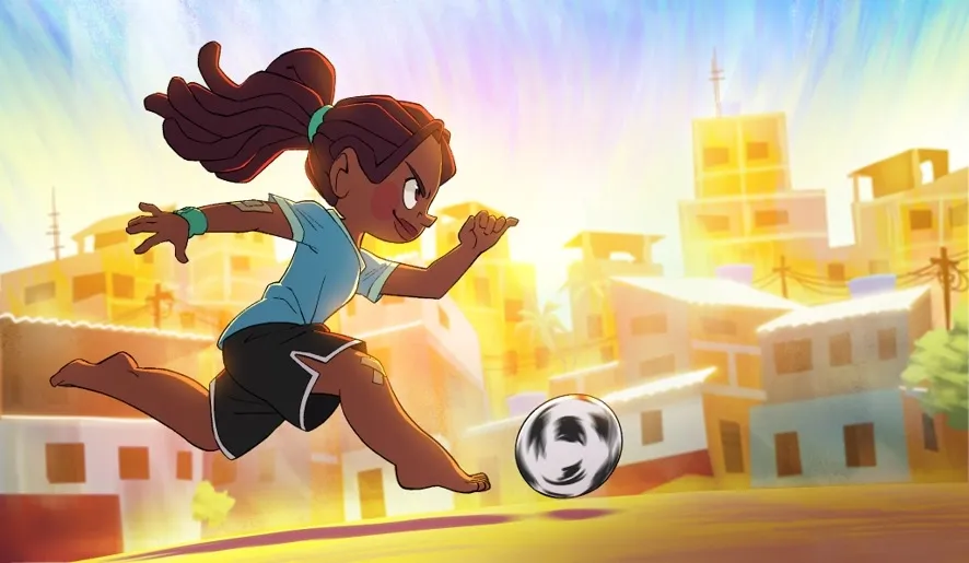 Curta-metragem animado "Esperança" ganha circuito de festivais abordando desafios do futebol feminino no Brasil