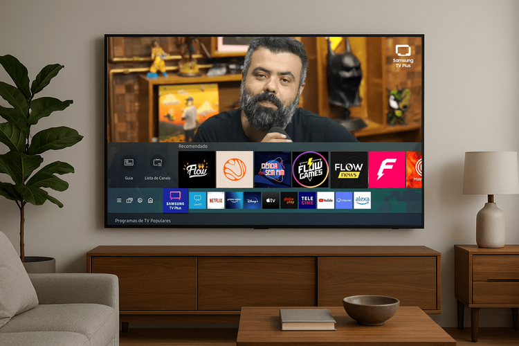 Grupo Flow estreia canal no Samsung TV Plus