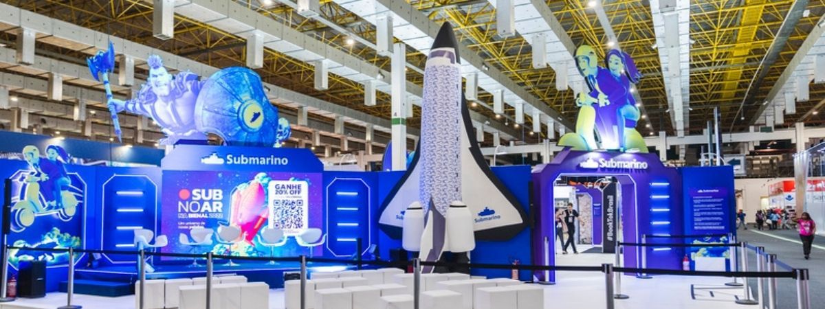 Submarino tem programação diversificada na Bienal do Livro de São Paulo