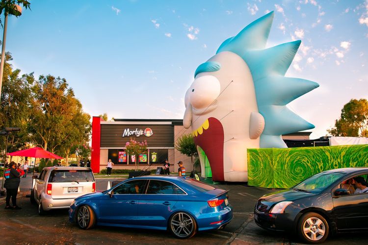 Rick e Morty ganham instalação no Wendy’s