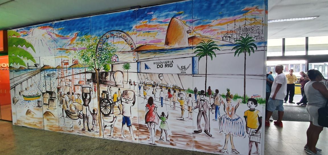 Rodoviária do Rio ganha nova identidade em seus 55 anos