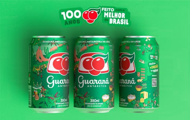 Guaraná Antarctica ganha lata comemorativa no centenário