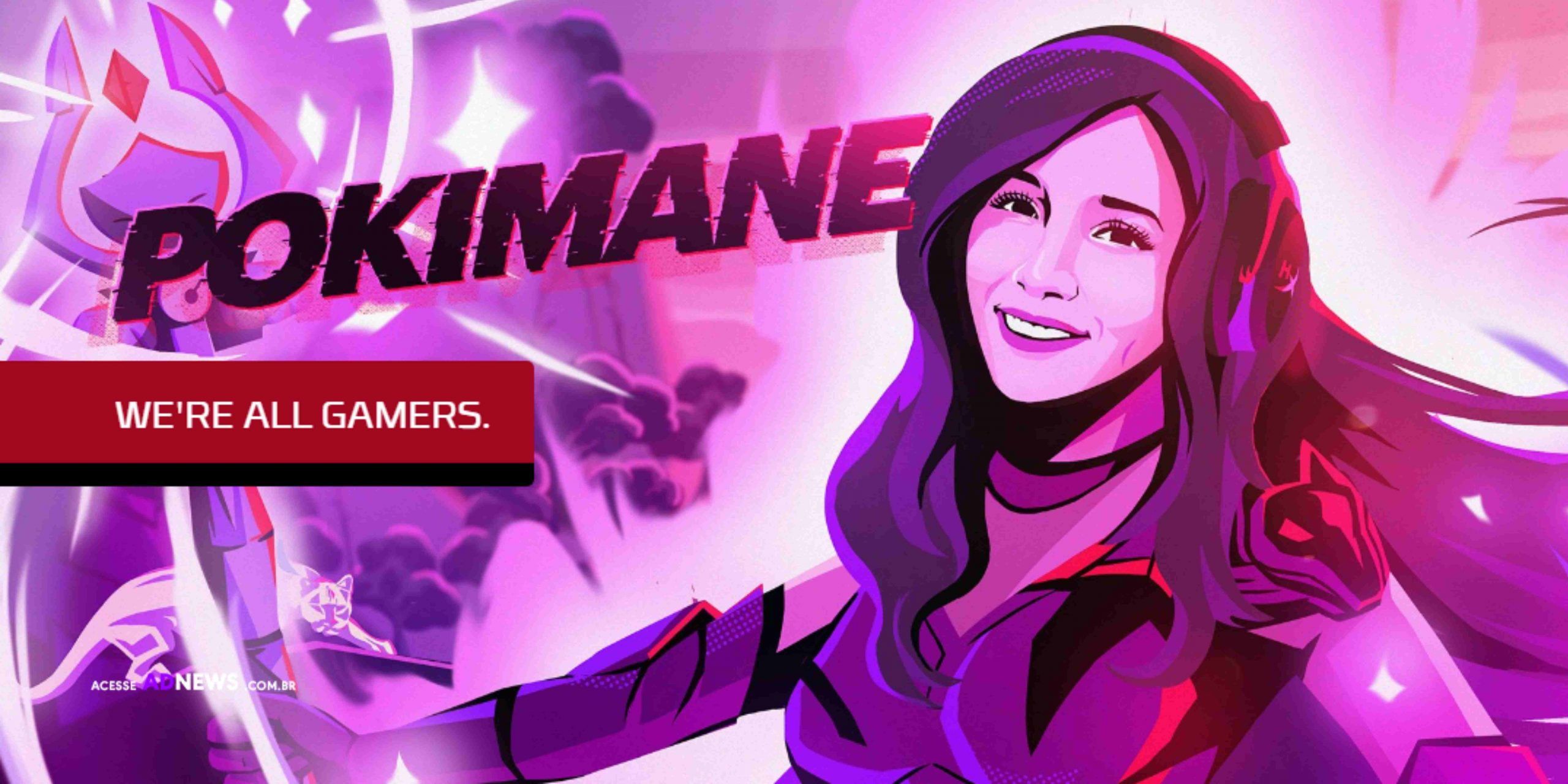 HyperX renova patrocínio com a influenciadora Pokimane