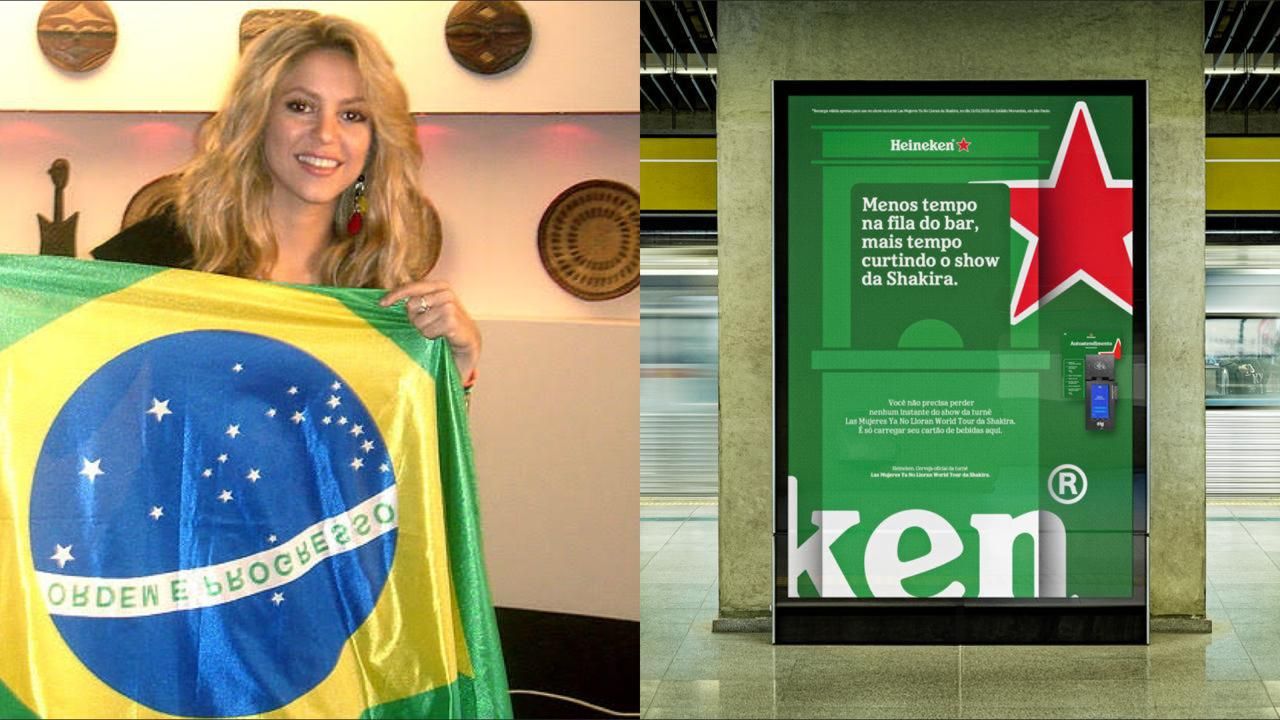 Show da Shakira: Heineken transforma OOH em ponto de compra