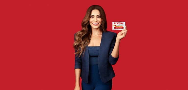 Juliana Paes é a estrela da nova campanha de Resfenol