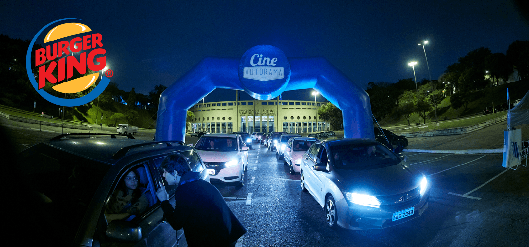 Burger King se torna patrocinador do cinema drive-in Cine Autorama