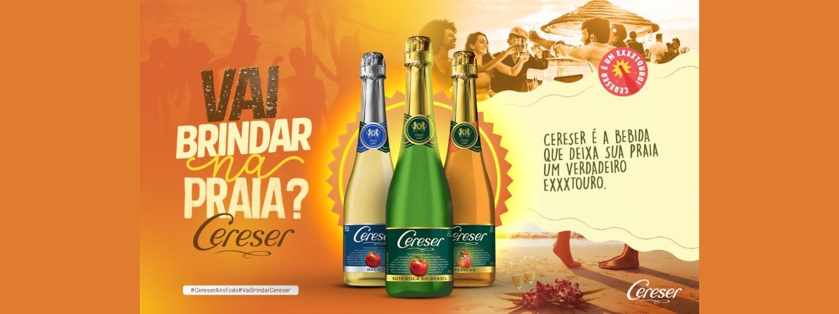 Cereser leva brinde à praia em nova campanha