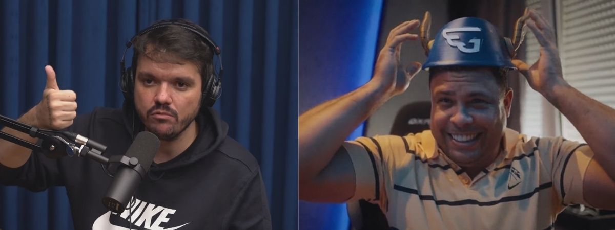Ronaldo e Gaules se unem para lançar o próprio Podcast
