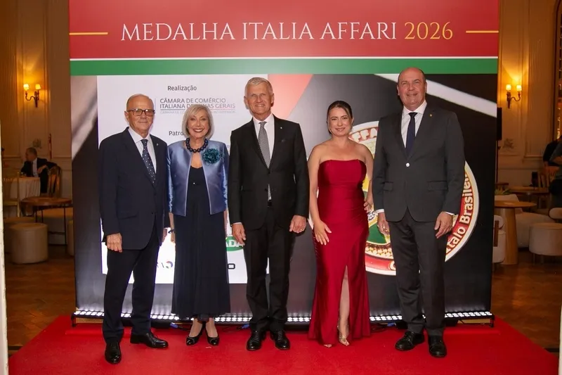 13ª Medalha Italia Affari celebra parcerias estratégicas entre Minas Gerais e Itália