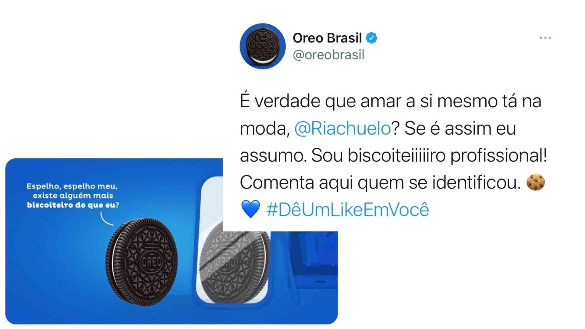Oreo, BIS e Riachuelo se unem para estimular o amor-próprio e a autobiscoitagem